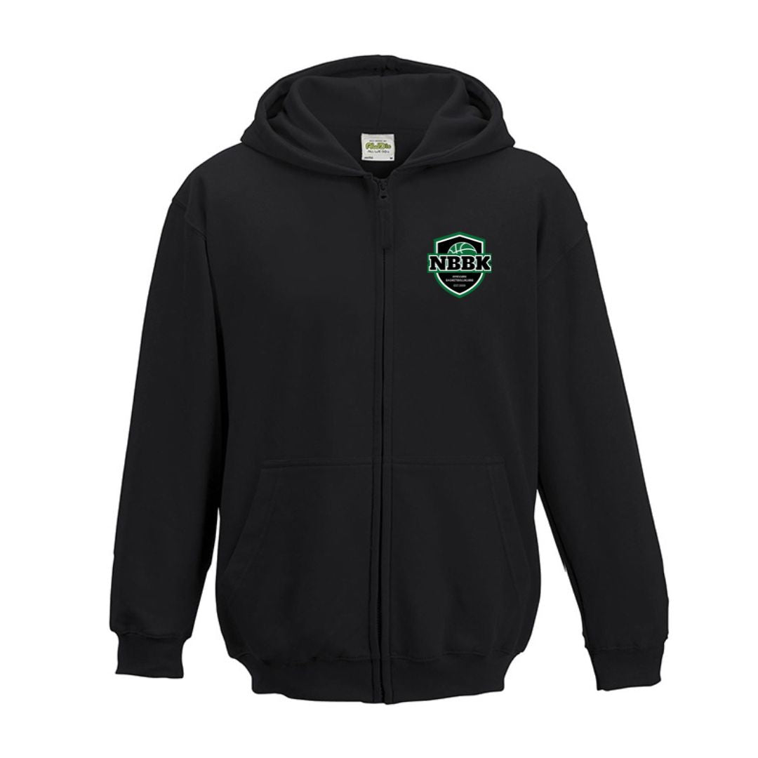 NBBK Hoodie barn med dragkedja