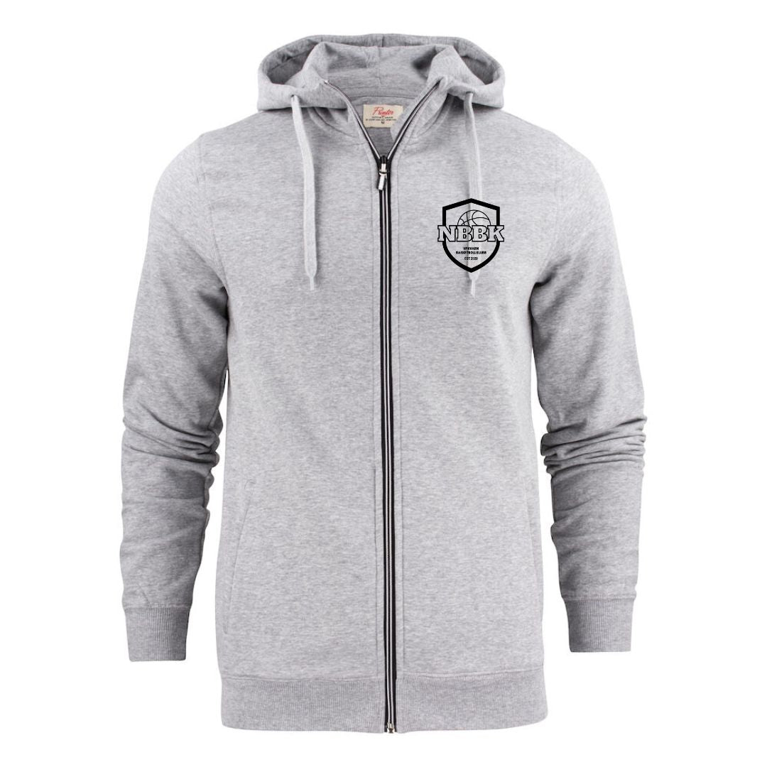 NBBK Hoodie herr med dragkedja