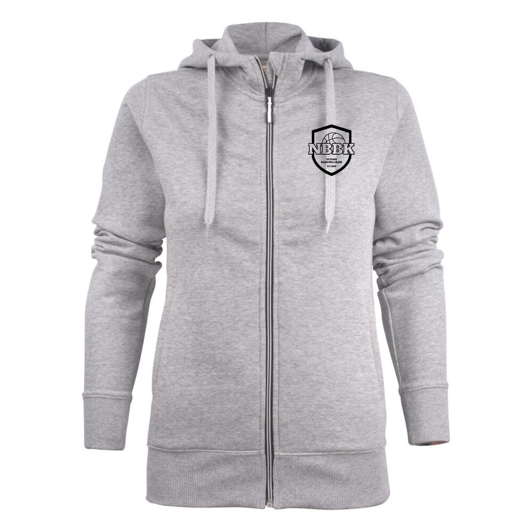 NBBK Hoodie dam med dragkedja