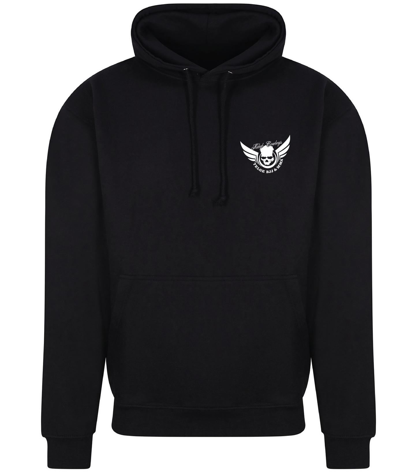 Telge BJJ & MMA Hoodie tryck bröst och rygg
