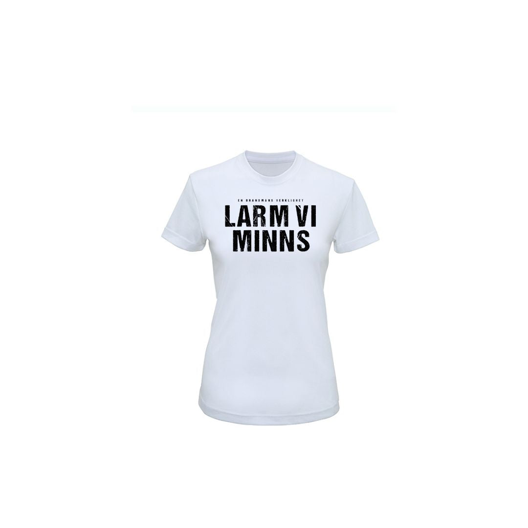 Larm vi minns - Funktionströja Dam vit eller svart