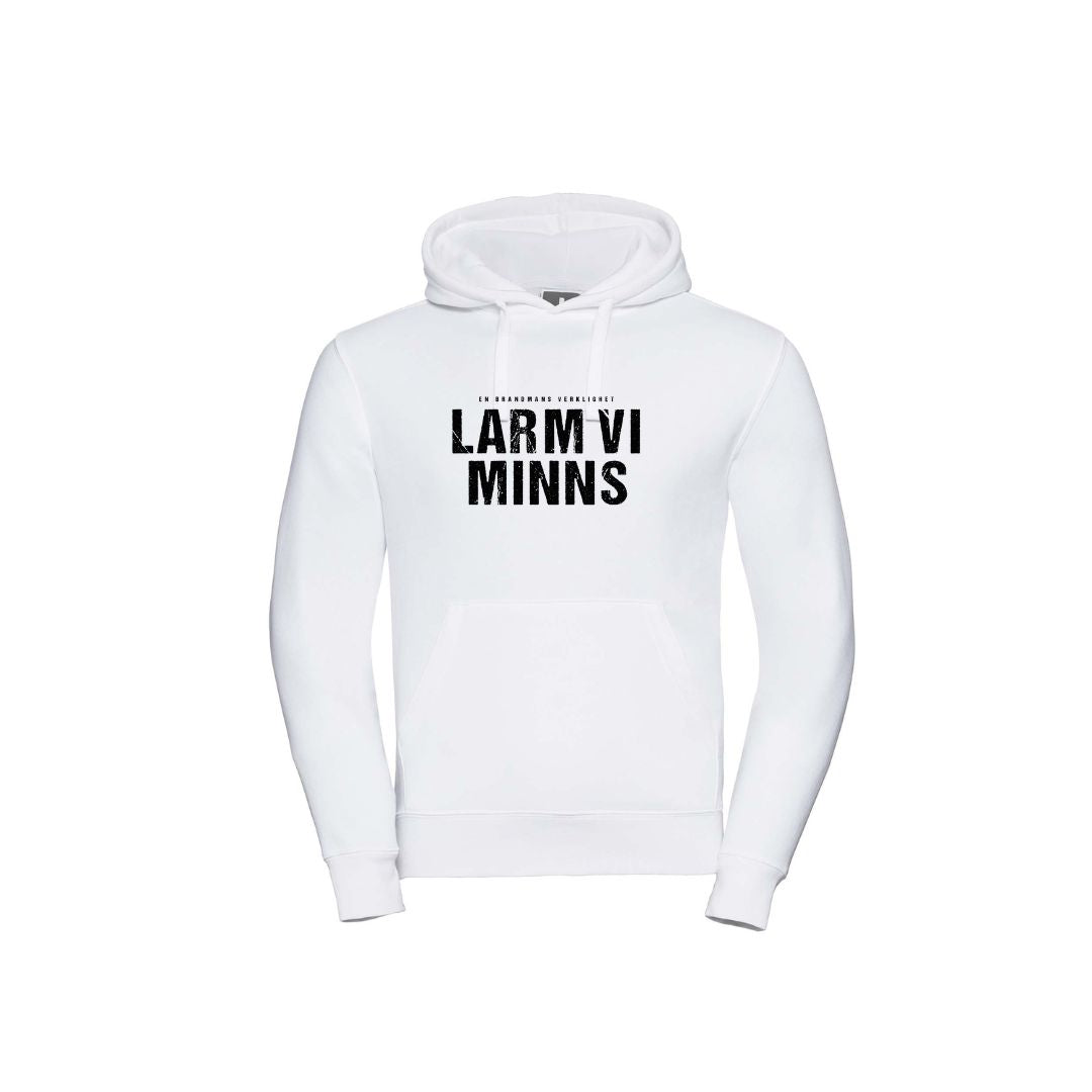 Larm vi minns - Hoodie Herr vit eller svart