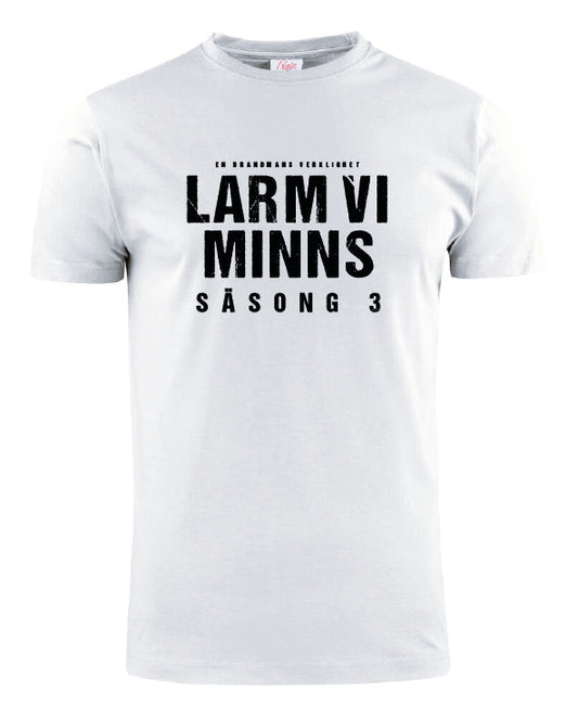 Larm vi minns - Unik Säsong 3-T-shirt + Kaffemugg + Nyckelband!