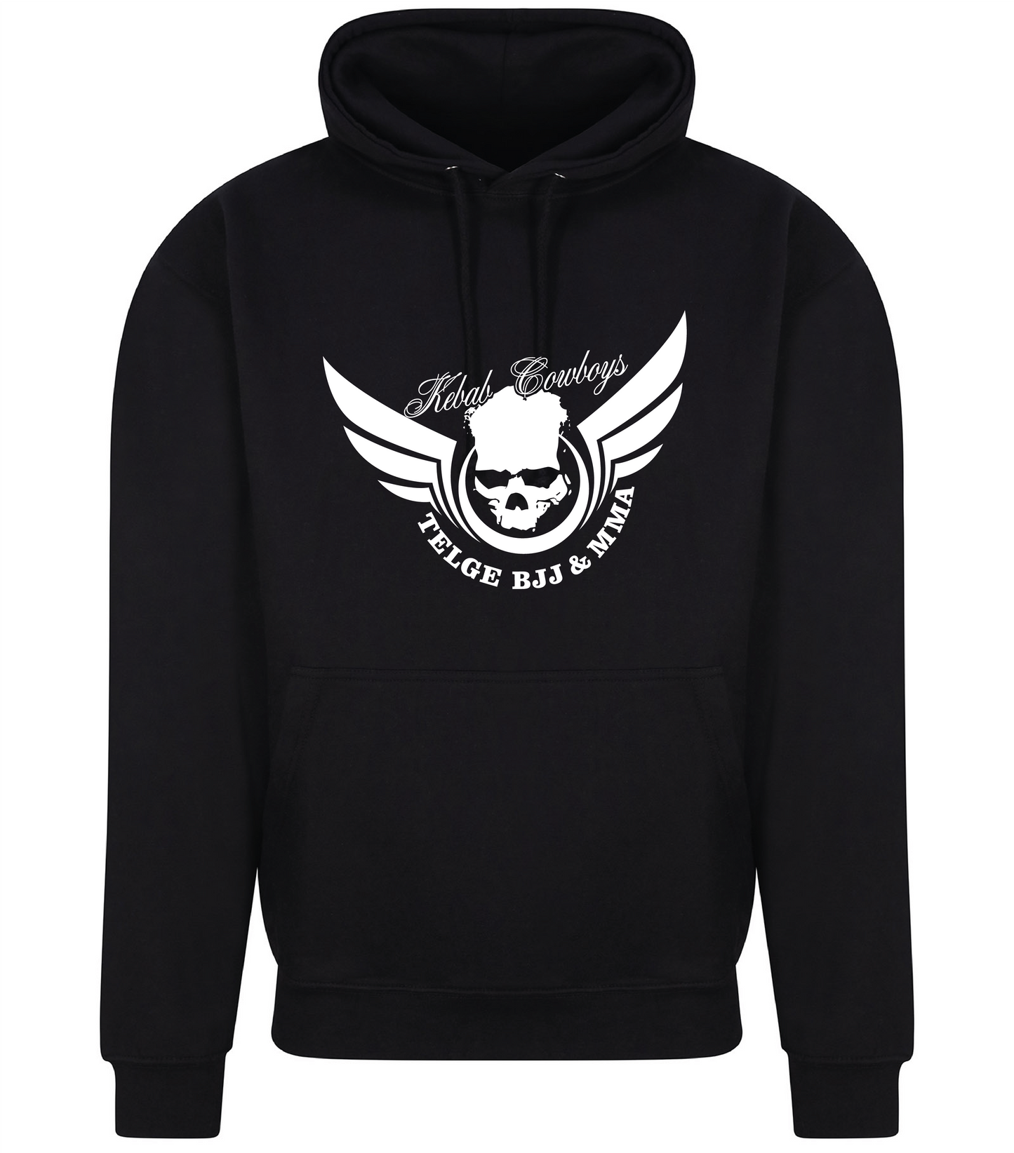 Telge BJJ & MMA Hoodie tryck bröst