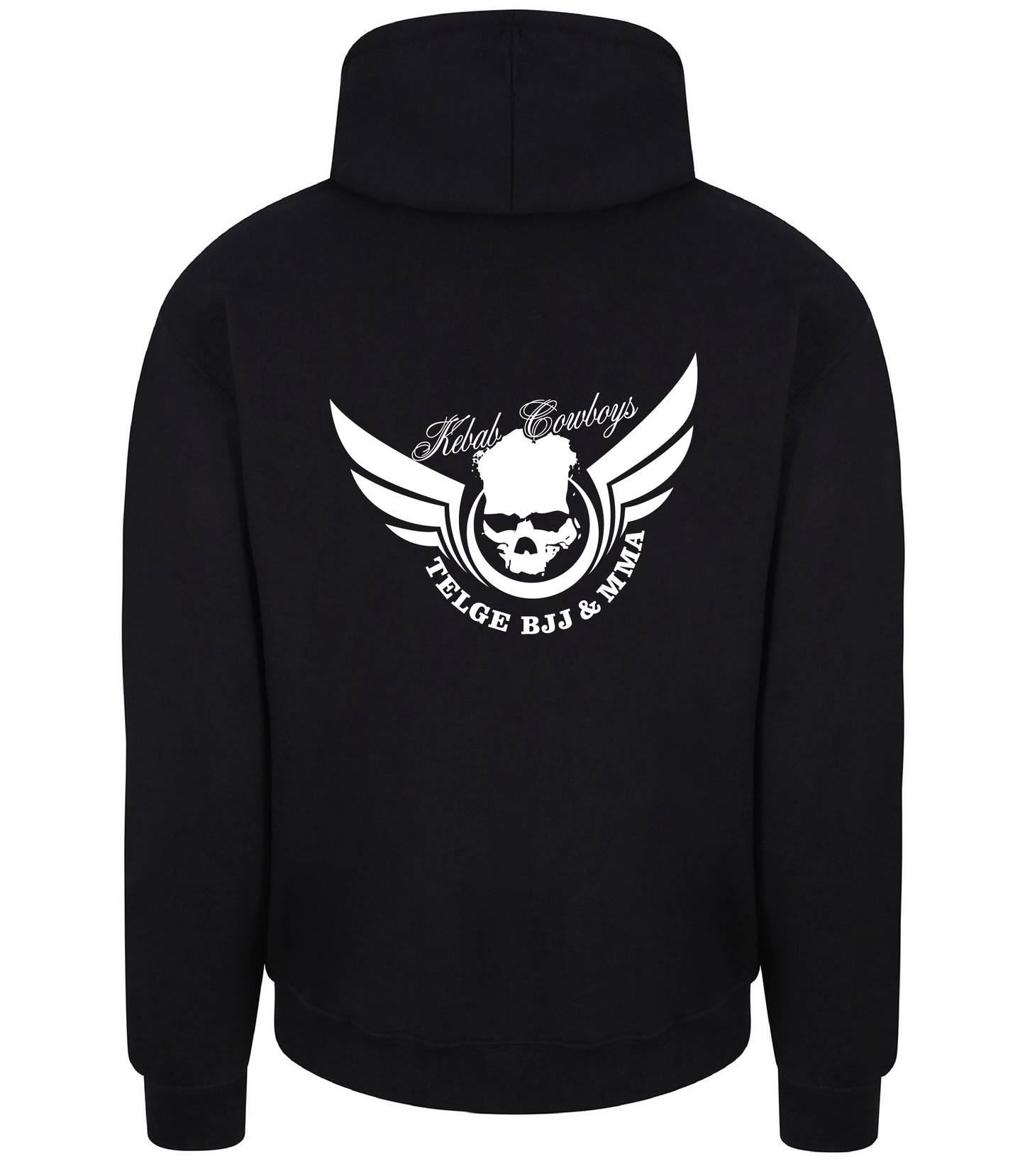 Telge BJJ & MMA Hoodie barnstorlek i svart